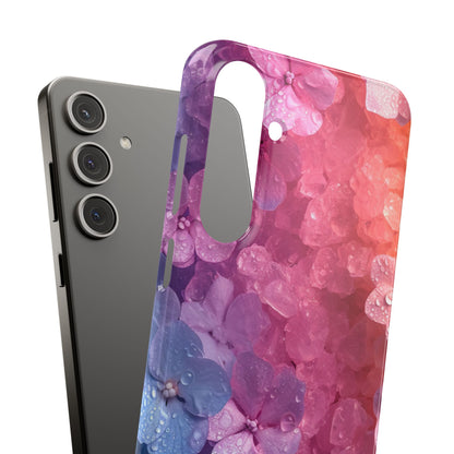 Floral Chill Blooms - Slim Samsung S24 Phone Case