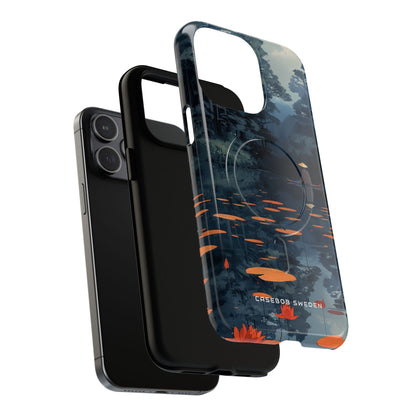 Tranquil Lotus Reflections iPhone 15 | Tough+ Phone Case