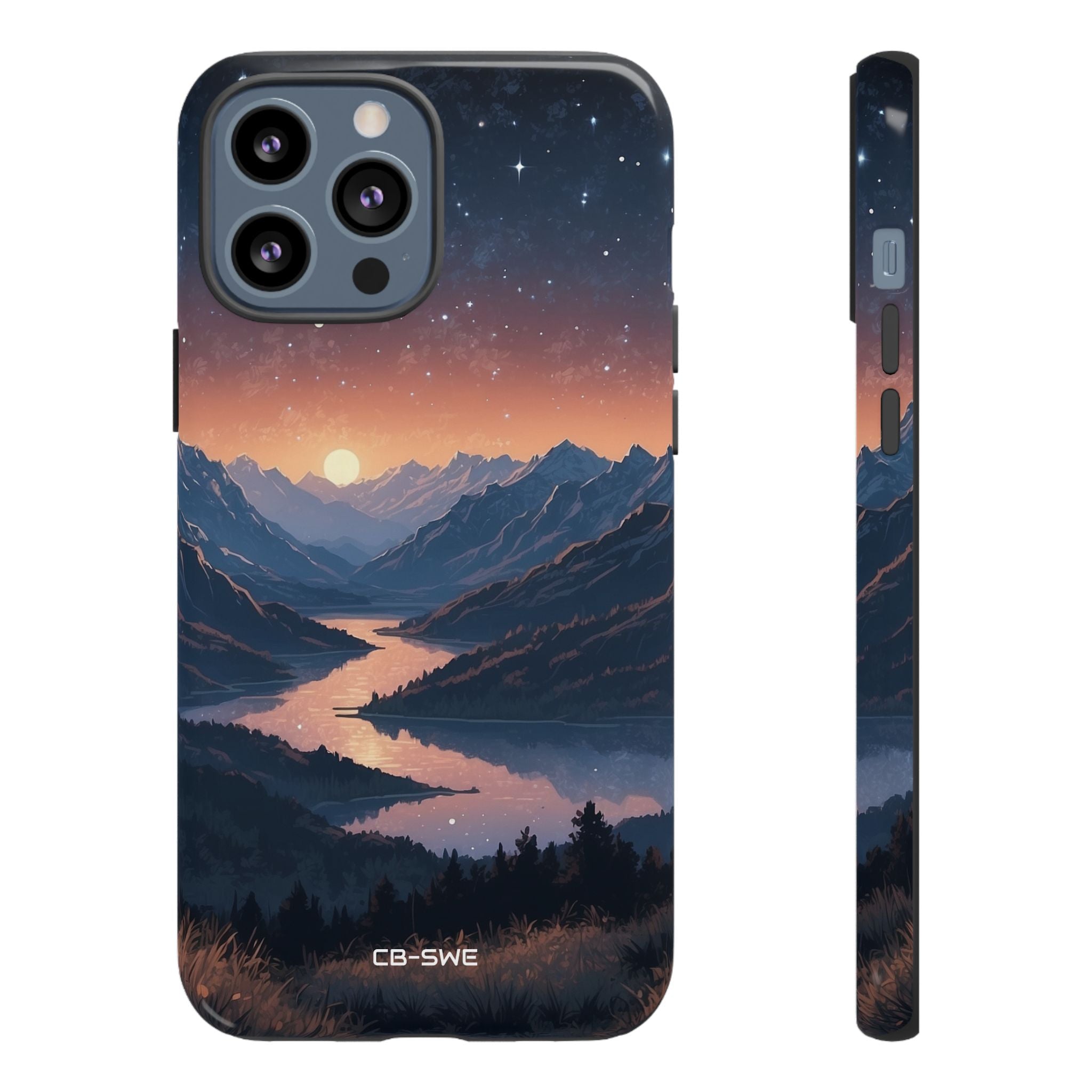 Mountains Embrace Light - iPhone Case