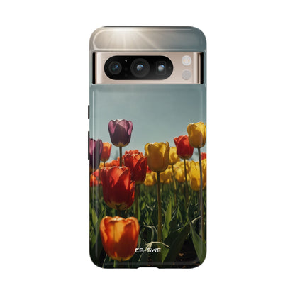 Tulips Embrace Sunlight - Google Pixel Case