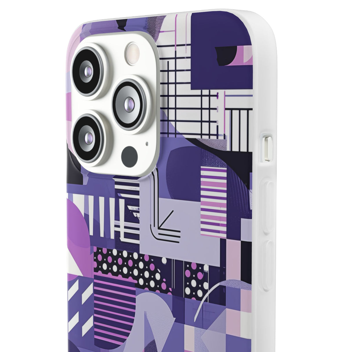 Ultraviolettes Design | Handyhülle für iPhone (flexible Hülle) 