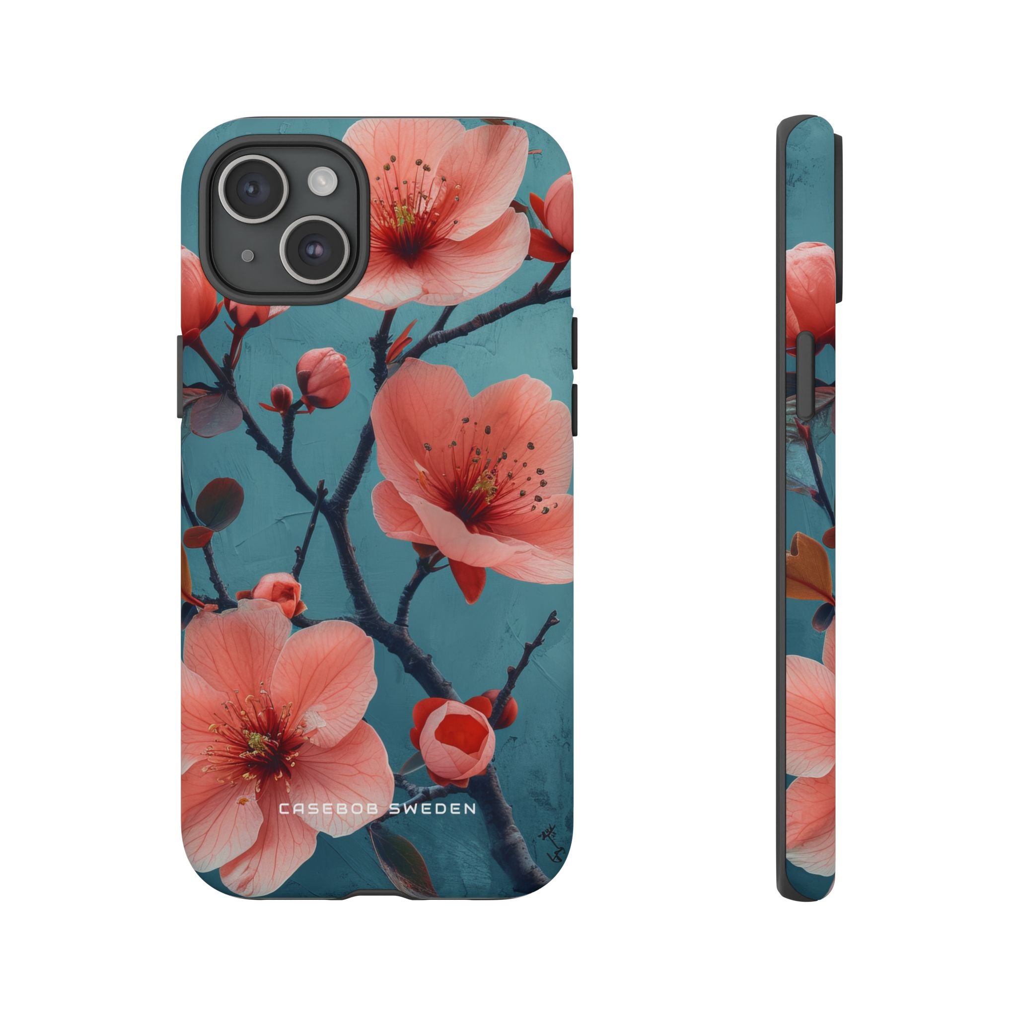 Floral Harmony Burst iPhone 15 - Tough Phone Case