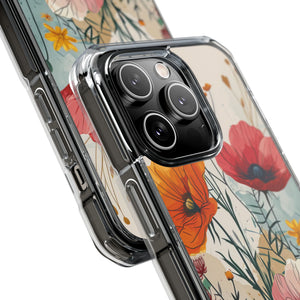 Blooming Whimsy - Phone Case for iPhone (Clear Impact - Magnetic)