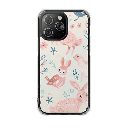 Pastel Whimsical Nature - Clear Impact iPhone 14 Phone Case