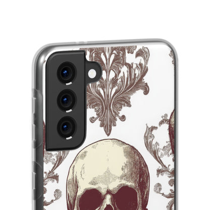 Gothic Skulls and Ornate Foliage Samsung S21 - Flexi Phone Case