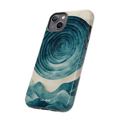 Waves Embrace Circles - iPhone Case
