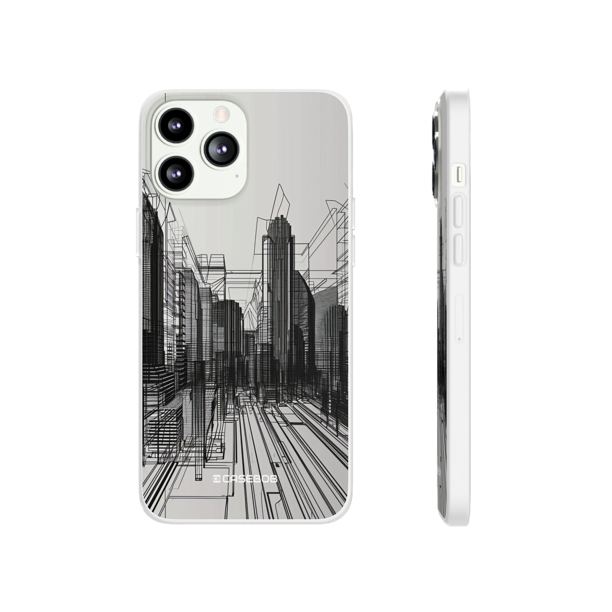 Urban Wireframe | Flexible Phone Case for iPhone