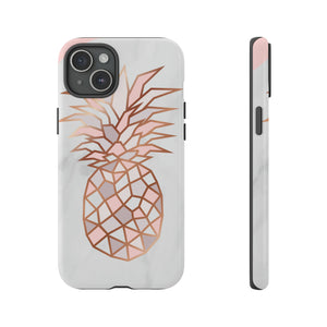 Ananas Roségold - Schutzhülle fürs Handy