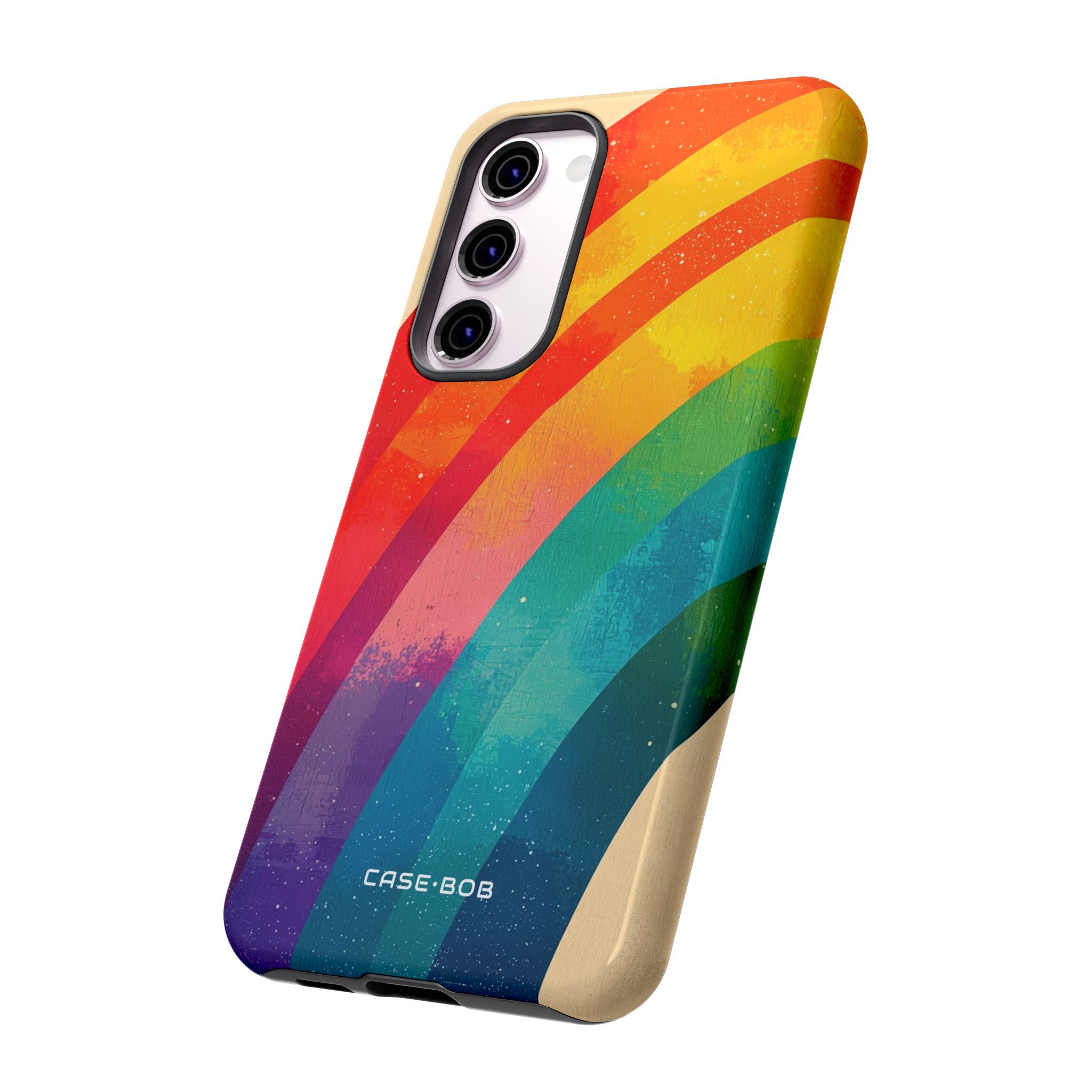 Textured Rainbow Arc Samsung S23 Plus Case - Tough