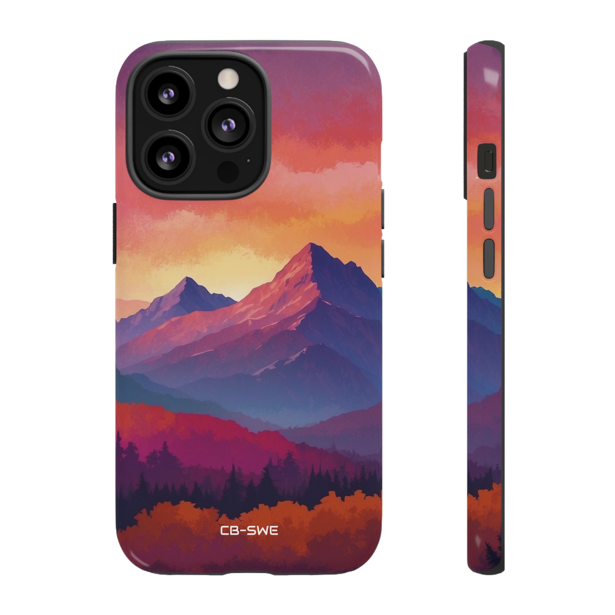 Mountain Peaks Rise - iPhone Case