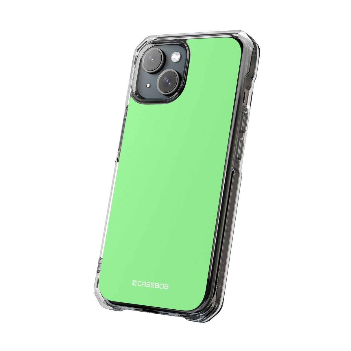 Pale Green | Phone Case for iPhone (Clear Impact Case - Magnetic)