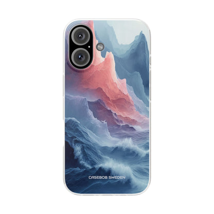 Mountain Wave Serenity - Flexi iPhone 16 Phone Case