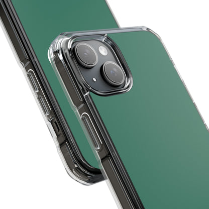 Viridian Green - Clear Impact Case for iPhone