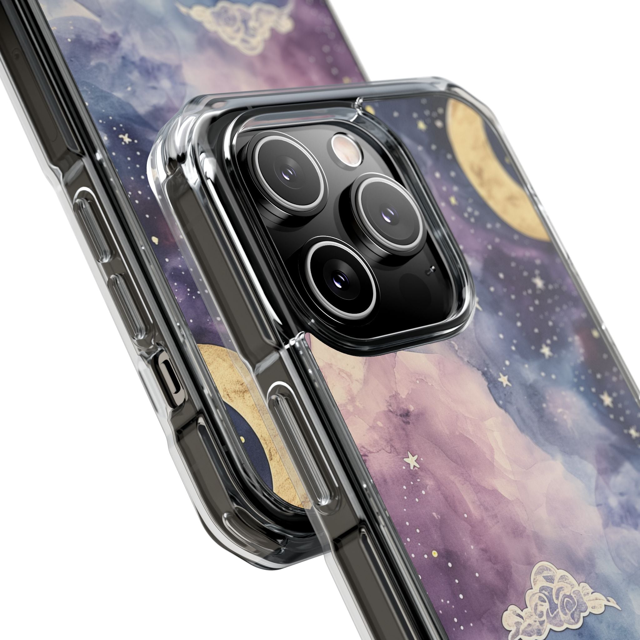 Dreamy Celestial Night - Clear Impact iPhone 14 Phone Case