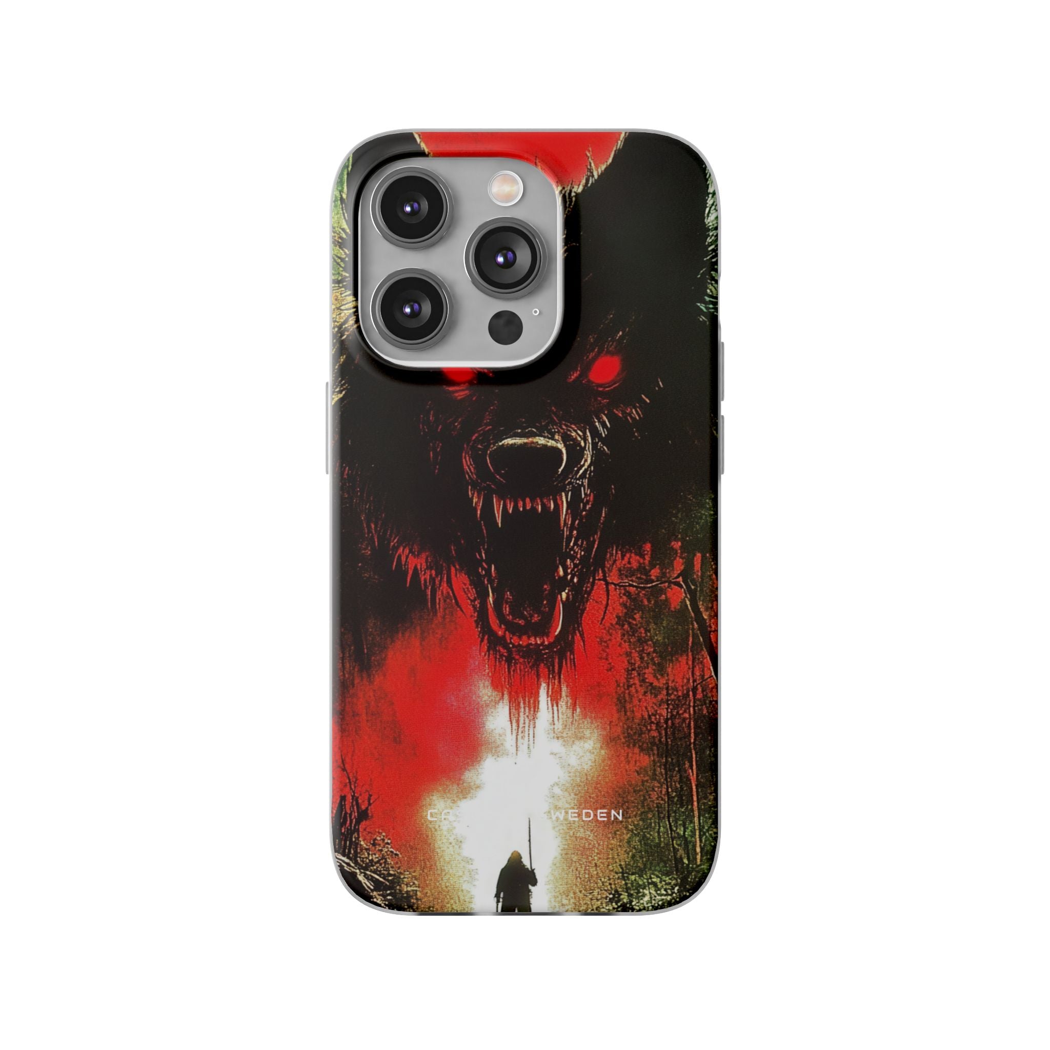 Bloodmoon Wolf's Lament iPhone 14 - Flexi Phone Case