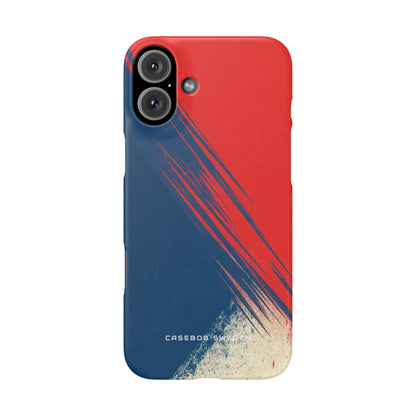 Vintage Brushstroke Harmony iPhone 16 - Slim Phone Case