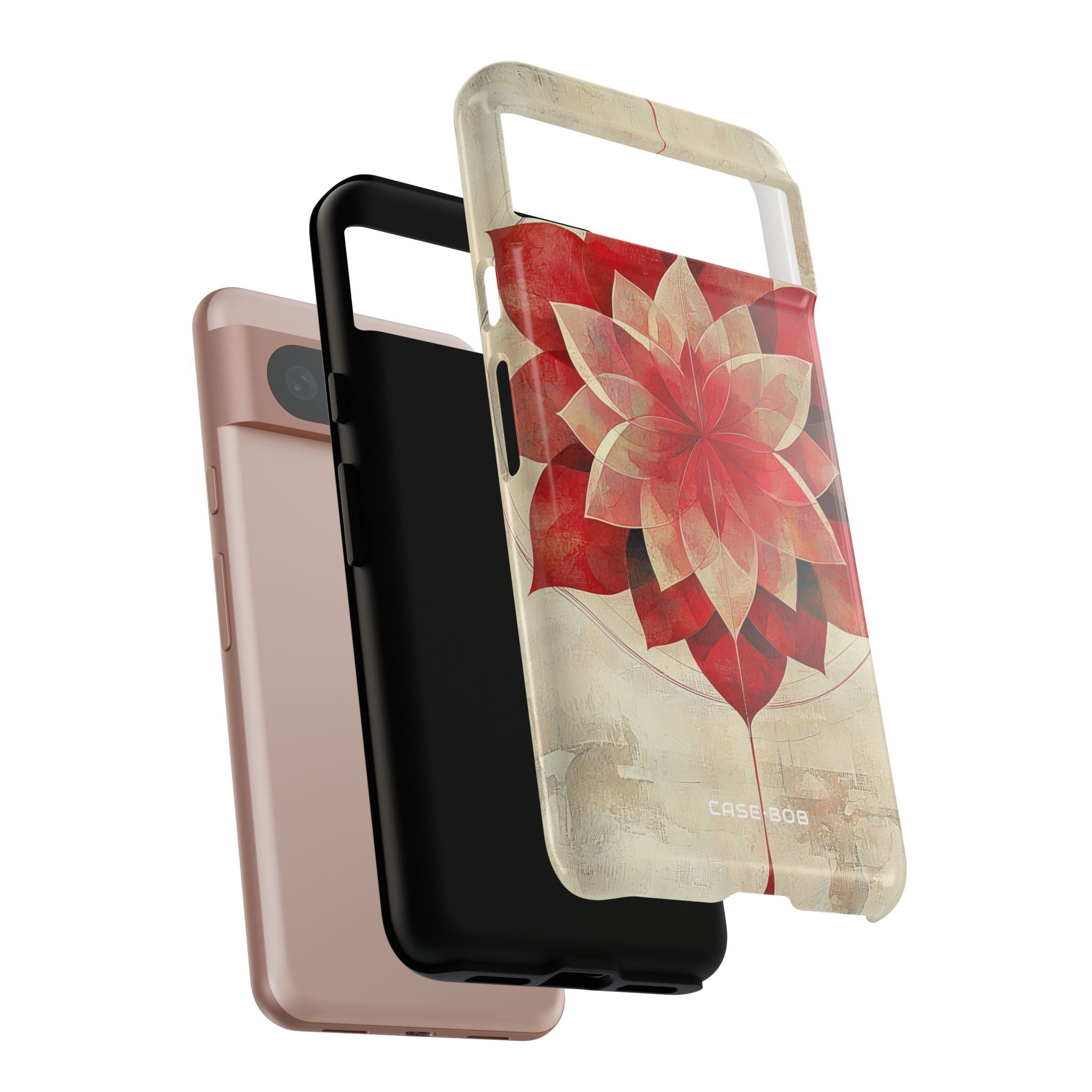 Crimson Bloom Google Pixel 8 Case - Tough