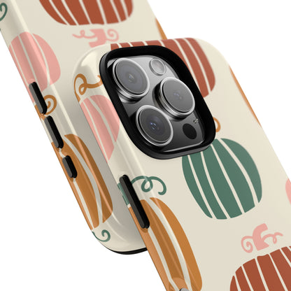 Whimsical Pumpkin Harmony - iPhone Case