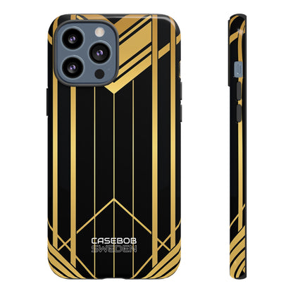 Golden Geometric Symphony iPhone 13 - Tough