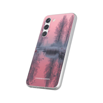 Pink Serenity Case - Flexi Samsung S23 Phone Case