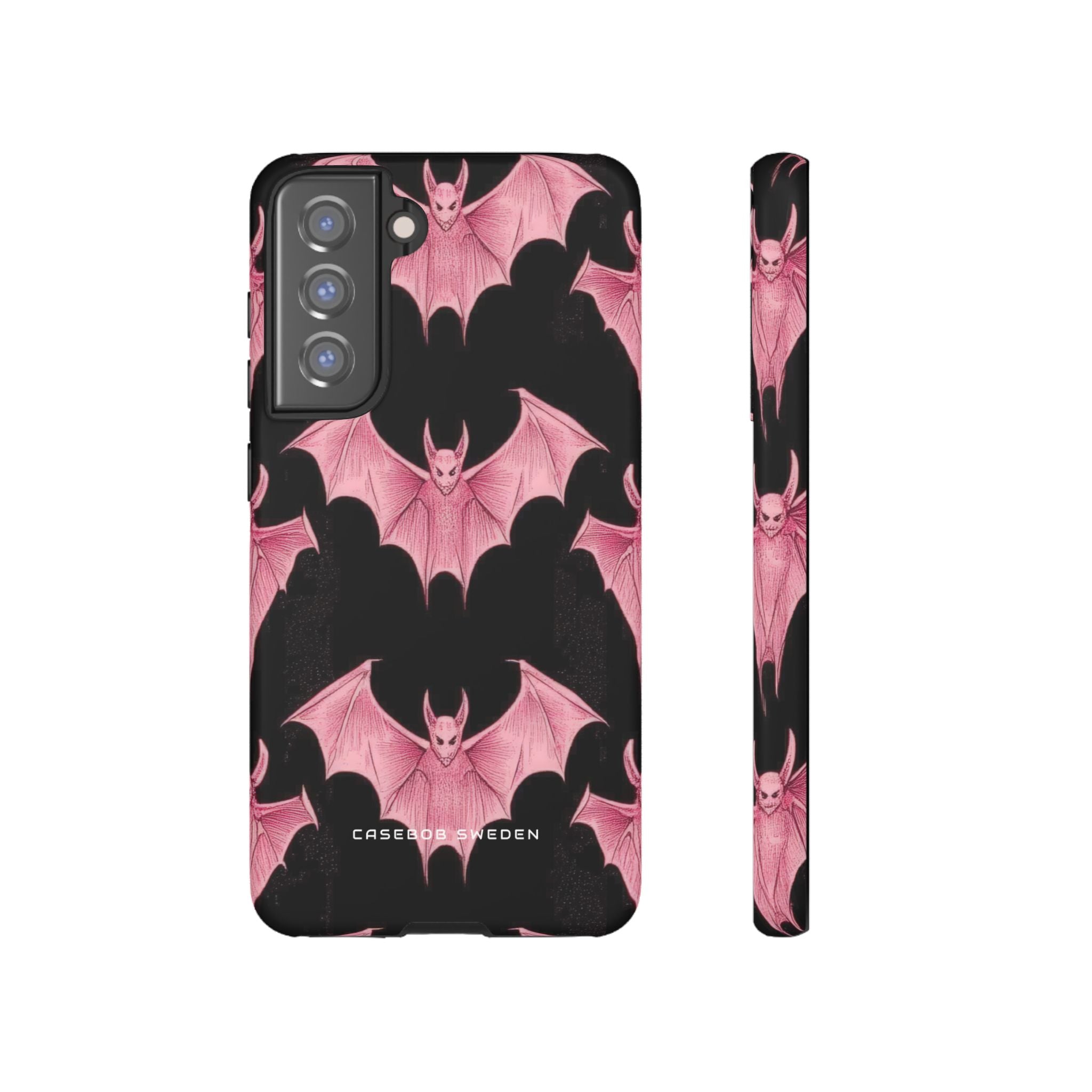 Gothic Pink Bats Aflame  Samsung S21 - Tough Phone Case