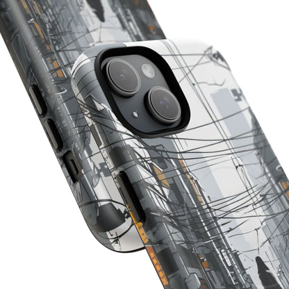 Urban Noir Streetscape iPhone 15 | Tough+ Phone Case