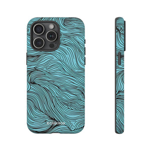 Wavy Serenity | Protective Phone Case for iPhone