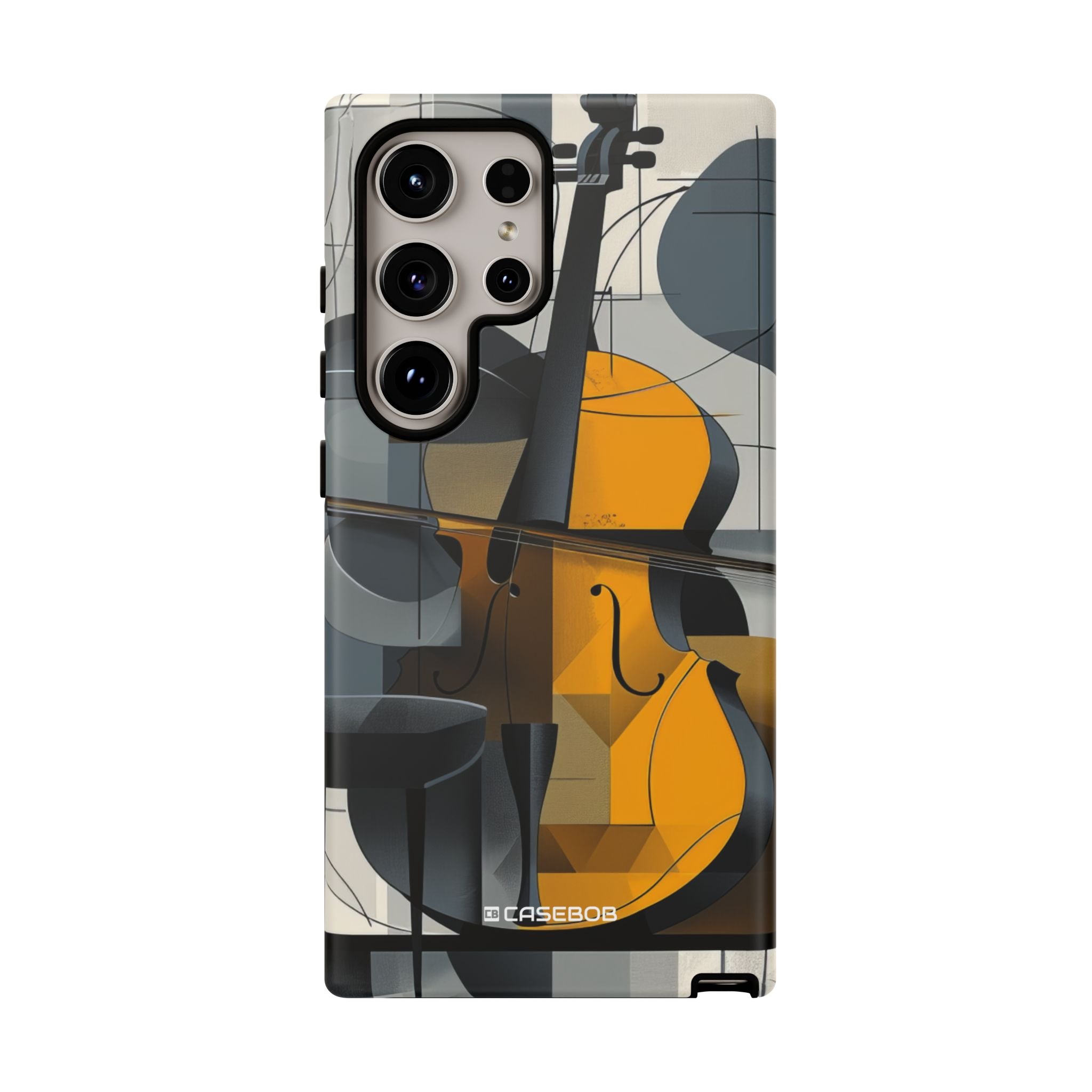 Abstract Elegance: Cello Harmony - For Samsung S24