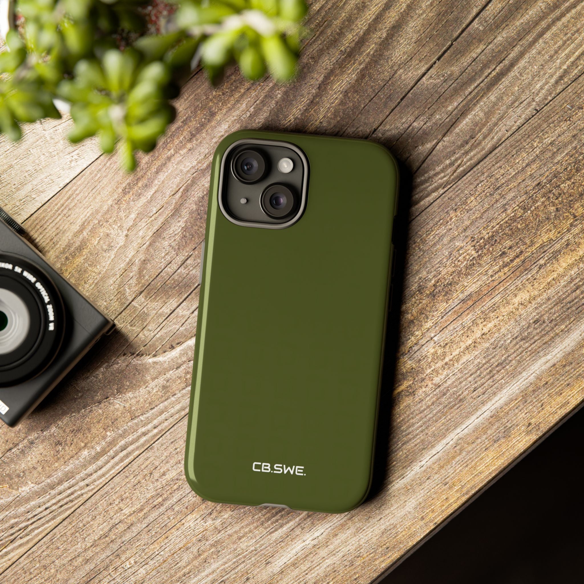Armeegrüne iPhone-Hülle – Robust