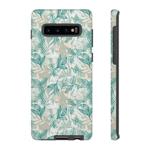 Light Green Leaf - Protective Phone Case