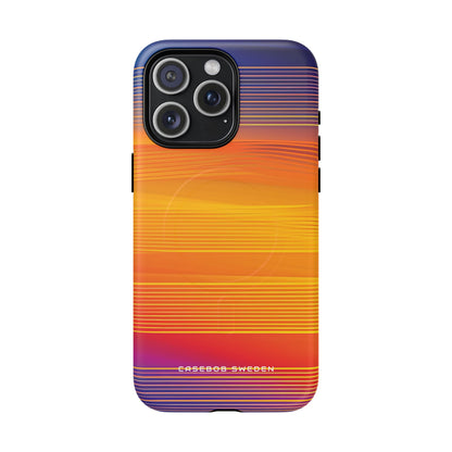 Gradient Sunset Flow iPhone 15 | Tough+ Phone Case