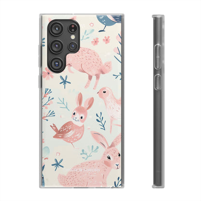 Pastel Whimsical Nature - Flexi Samsung S22 Phone Case