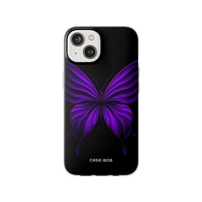 Violet Monarch iPhone 14 Case - Soft