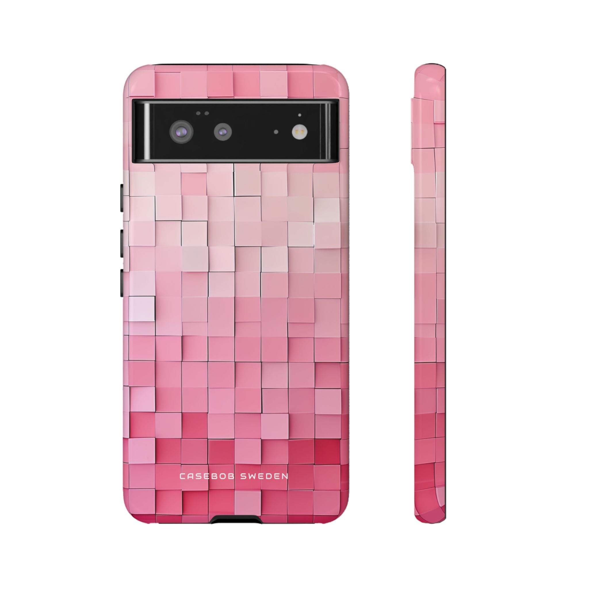 Gradient Pink Mosaic Google Pixel 6 - Tough Phone Case