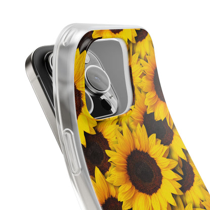 Sunflower Glow iPhone 16 Pro Case - Soft