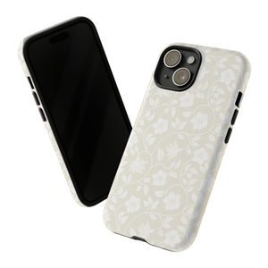 Light Color Floral iPhone case (Protective) - Protective Phone Case