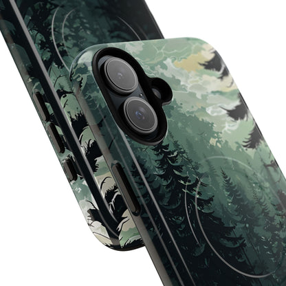 Serene Forest Landscape Phone Cover iPhone 16 - Tough+
