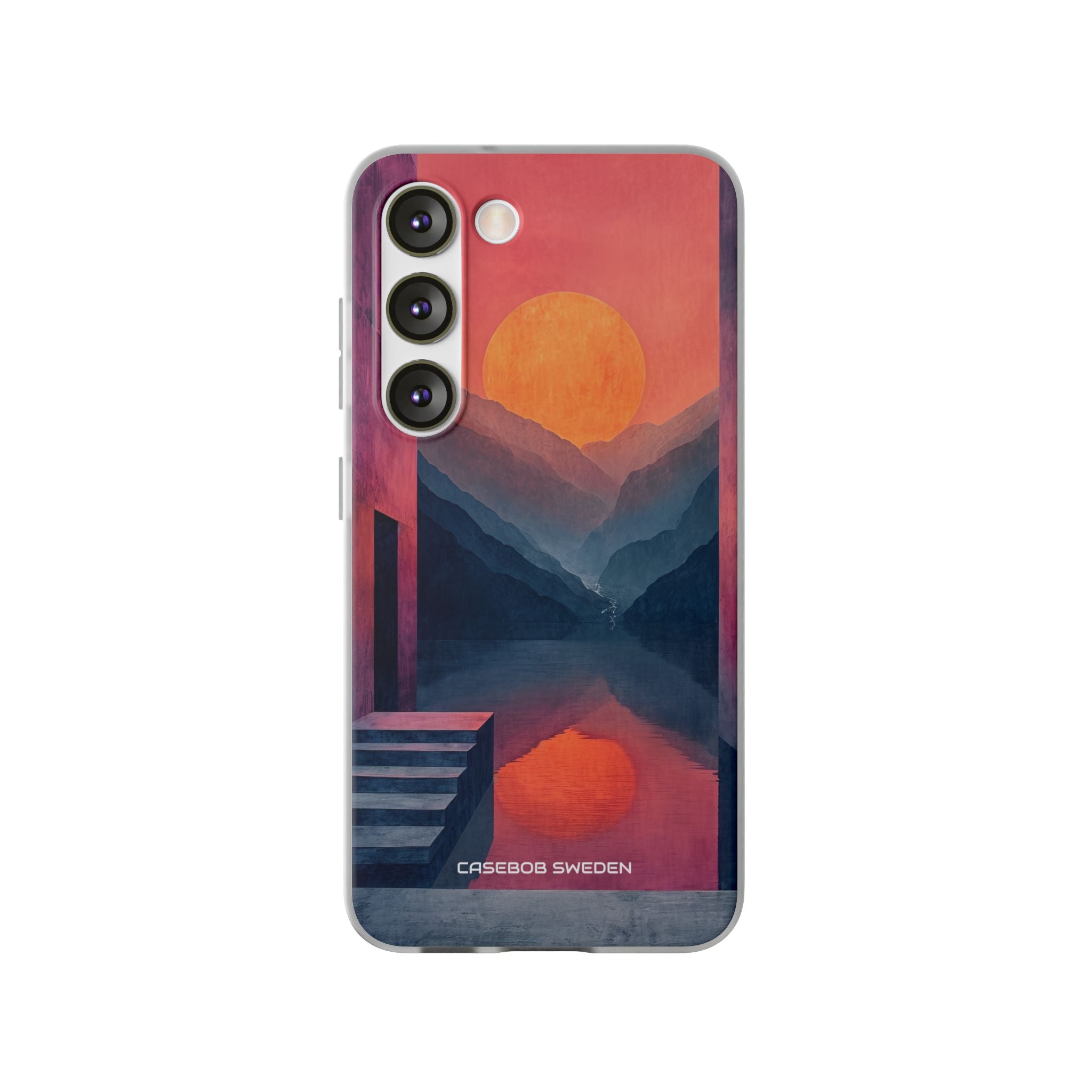 Surreal Sunset Landscape - Flexi Samsung S23 Phone Case