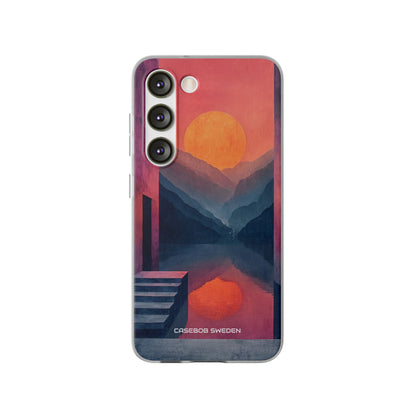 Surreal Sunset Landscape - Flexi Samsung S23 Phone Case