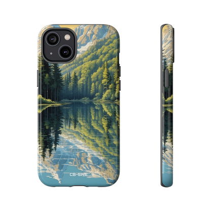 Mountain Peaks Reflect - iPhone Case
