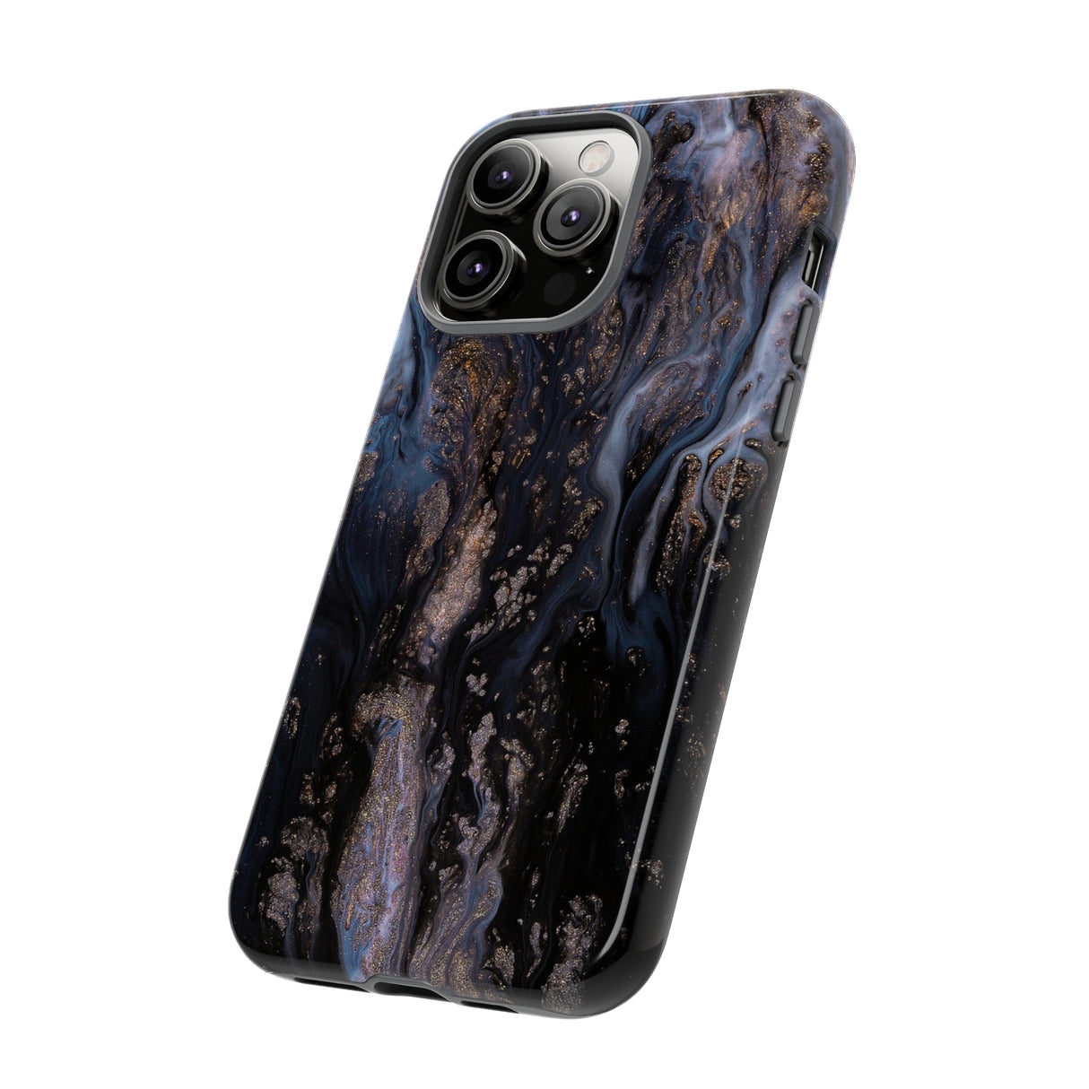 Blue River Ink Art iPhone Case (Protective) Phone Case