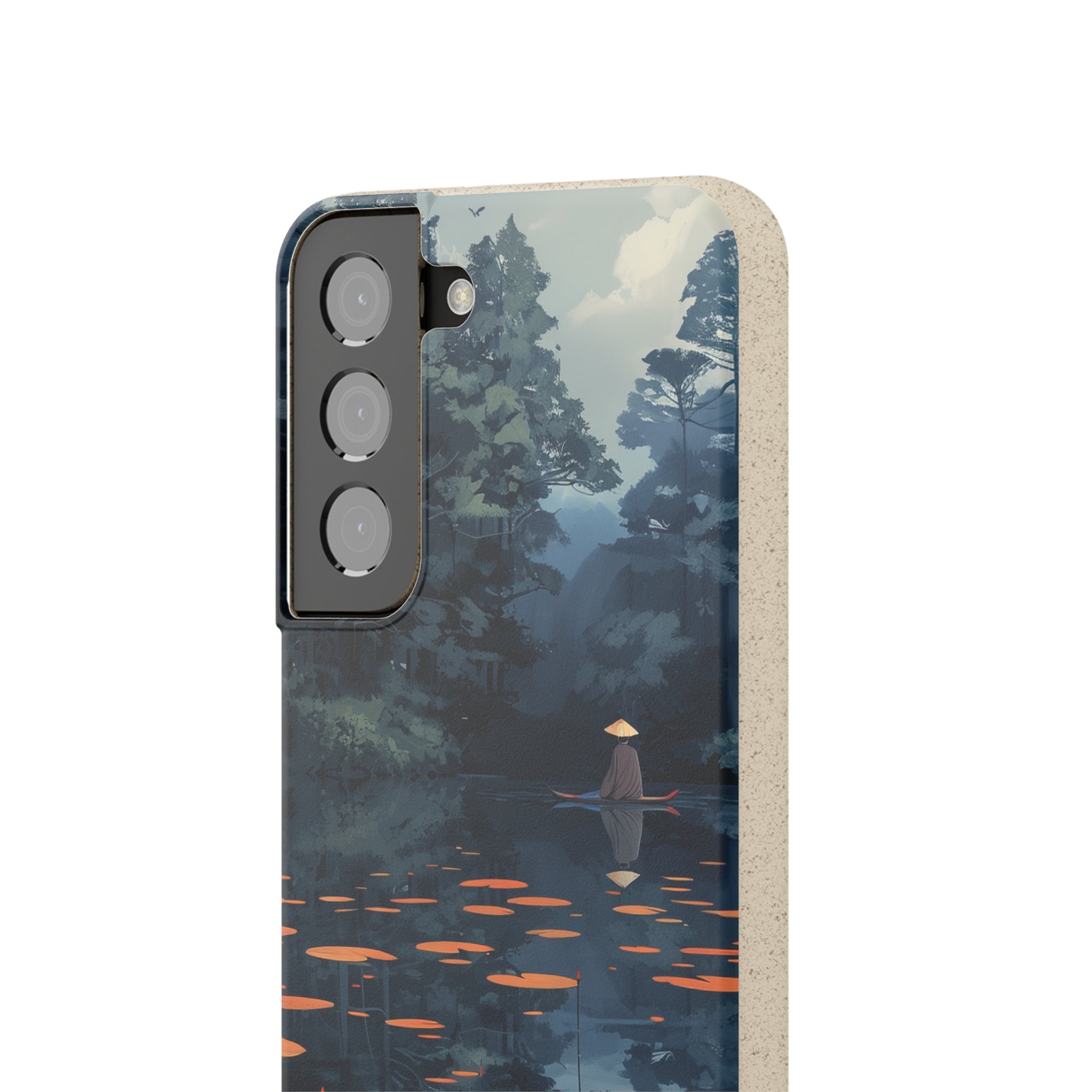 Tranquil Lotus Serenity | Biodegradable Phone Case