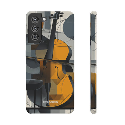 Cello Abstraction | Slim Phone Case for Samsung