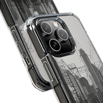 Urban Wireframe - Phone Case for iPhone