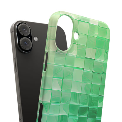 Gradient Verdegrid iPhone 16 - Slim Phone Case