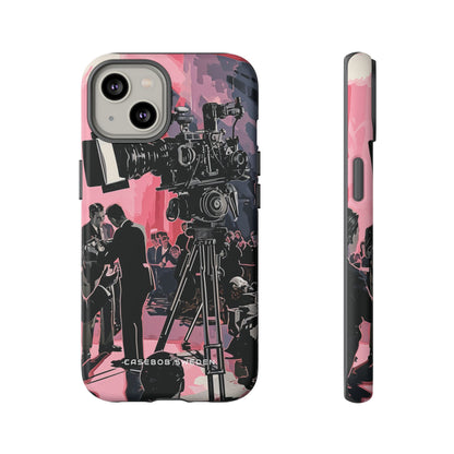 Retro Cinematic Spotlight iPhone 14 - Tough Phone Case