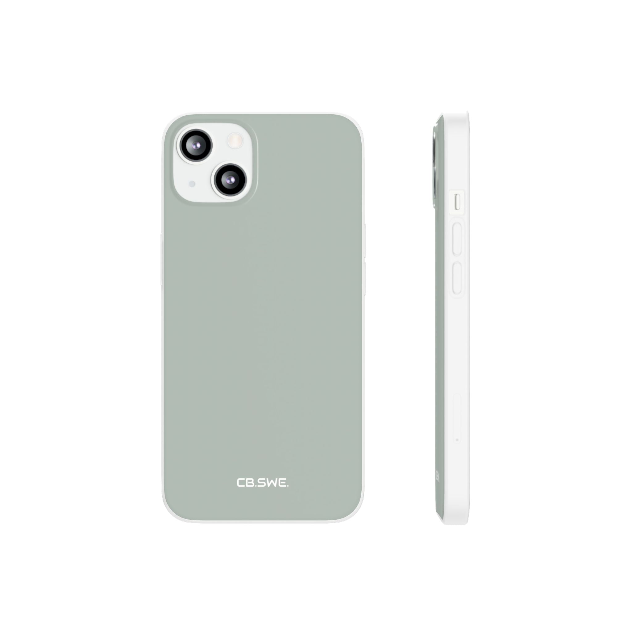 Aschgraue iPhone-Hülle – Flexi