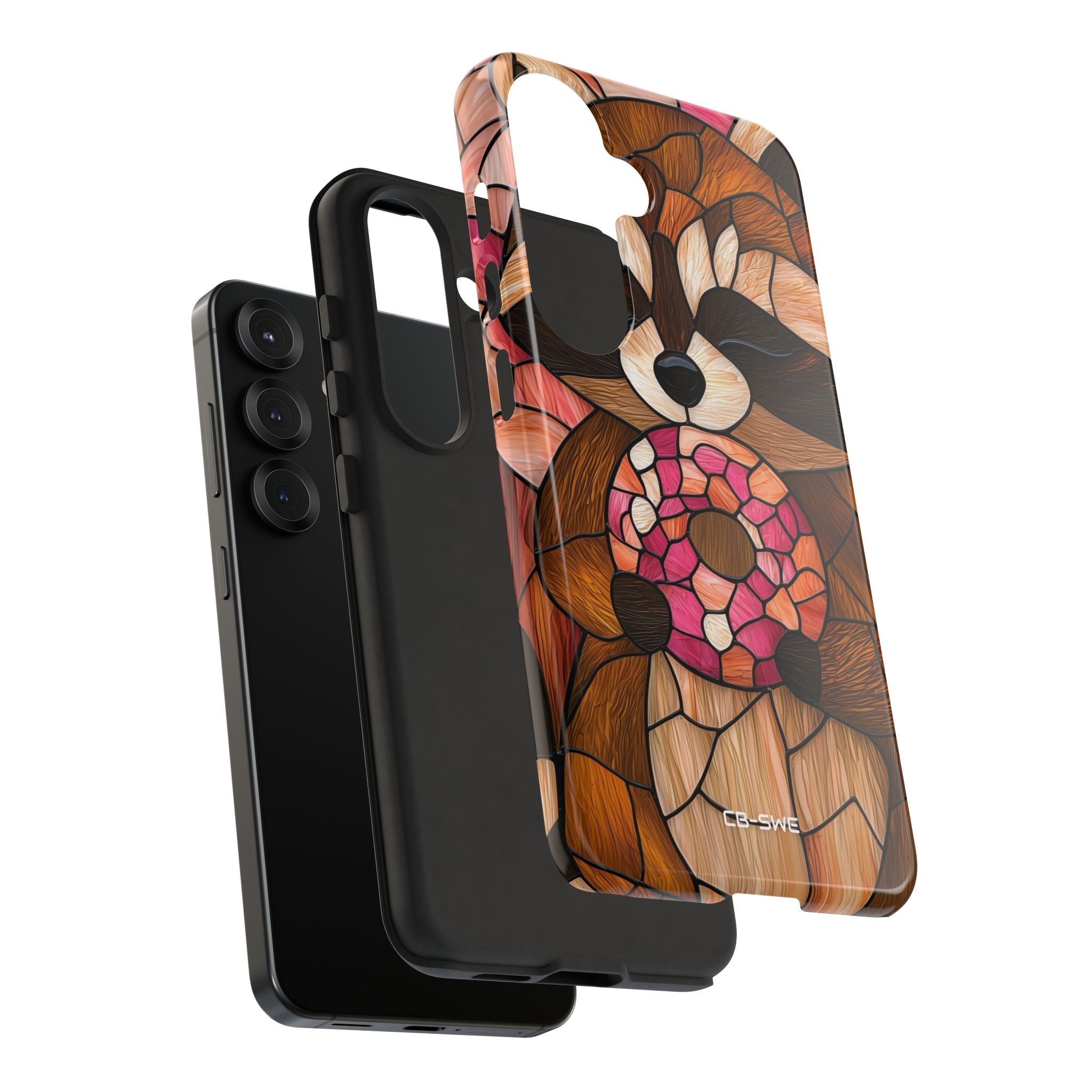 Raccoon Holds Donut - Samsung Case