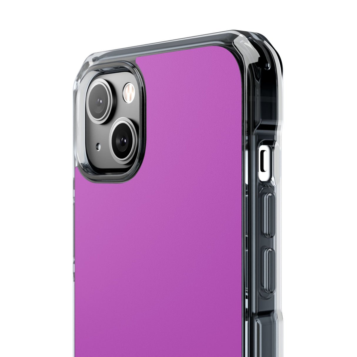 Deep Fuchsia | Handyhülle für iPhone (Clear Impact Case – Magnetisch) 