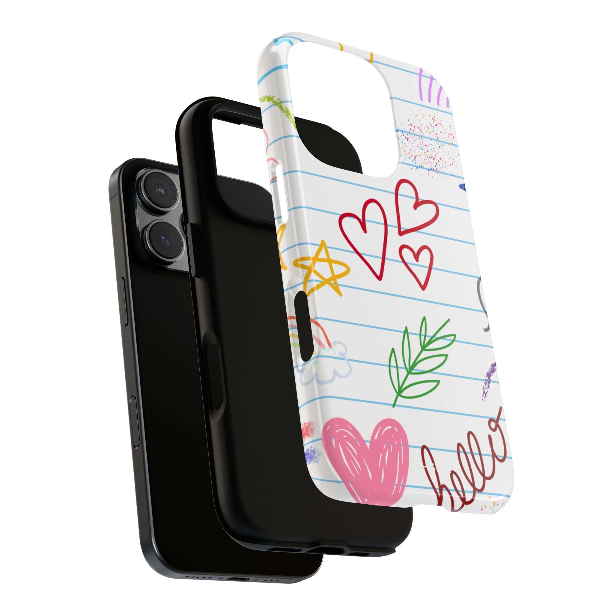 Hearts Dance Happily - iPhone Case